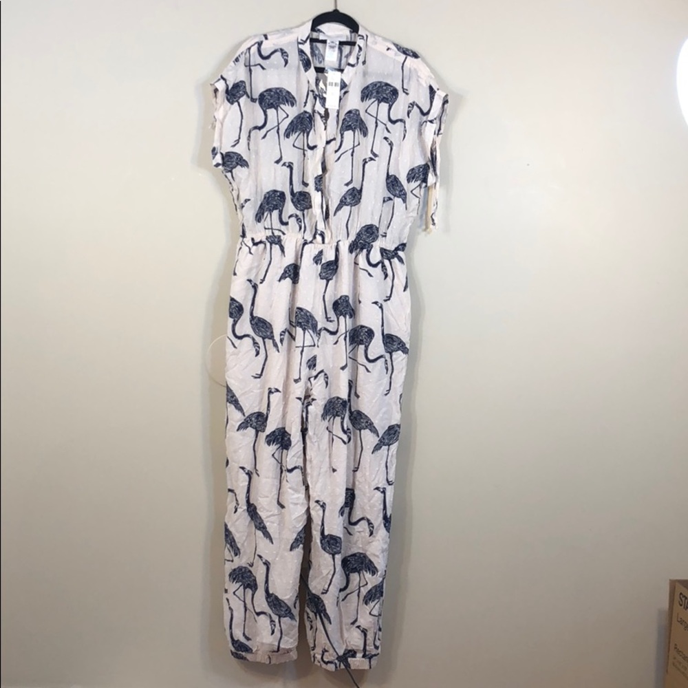 Corey Lynn Calter Anthropologie Flamingo Jumpsuit - Picture 3 of 8